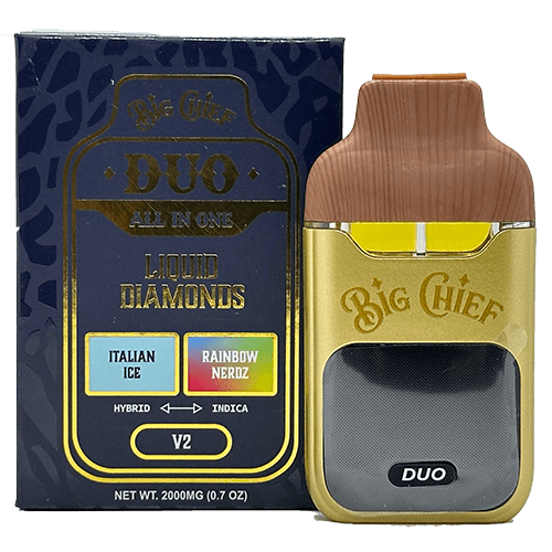buy big chief italian ice and rainbow nerdz disposable cannabis vape online
