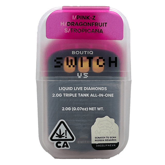 buy boutiq switch pink-z x dragonfruit x tropicana disposable cannabis vape online