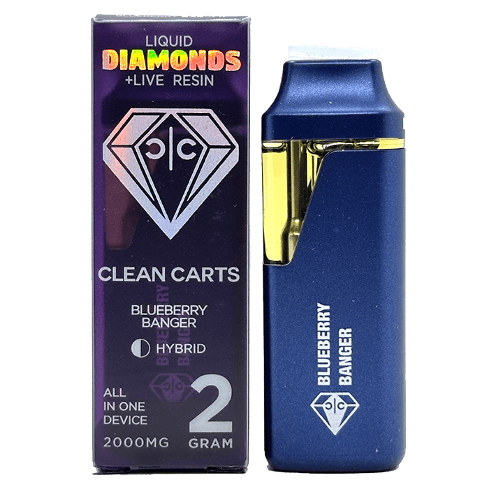 buy clean carts blueberry banger disposable cannabis vape online
