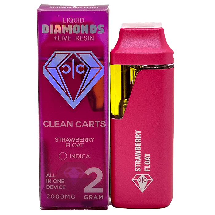 buy clean carts strawberry float disposable cannabis vape online