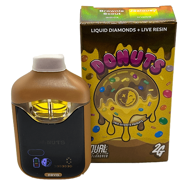 buy fryd donuts brownie scout and jealousy disposable cannabis vape online