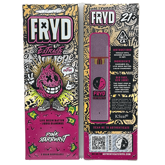 buy fryd pink starburst disposable cannabis vape online