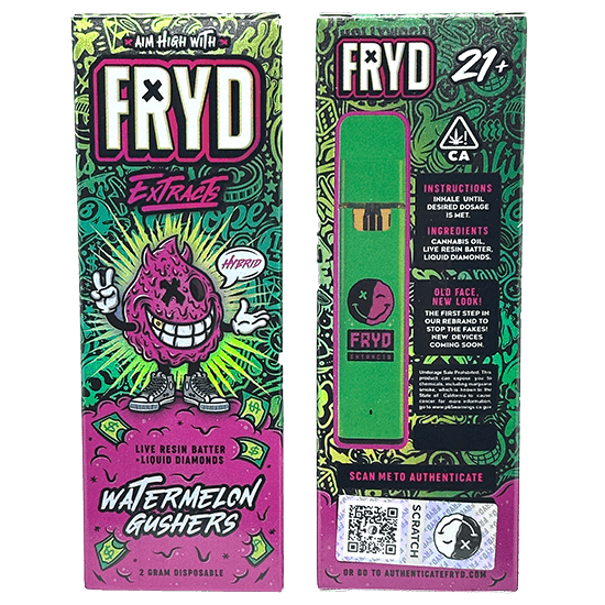 buy fryd watermelon gushers disposable cannabis vape online