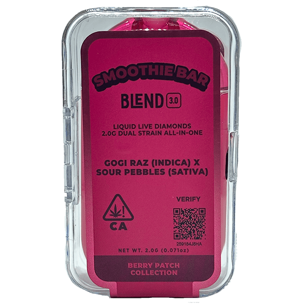 buy smoothie bar gogi raz x sour pebbles disposable cannabis vape online
