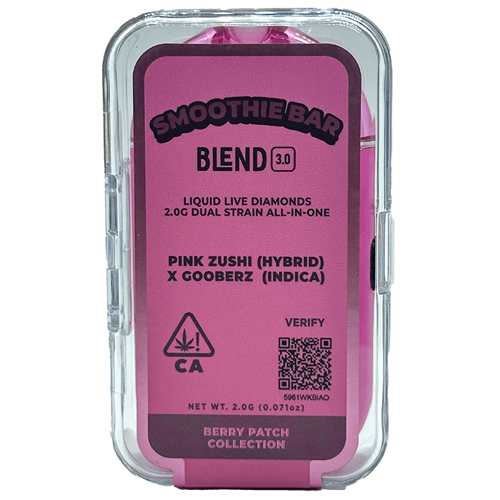 buy smoothie bar pink zushi x gooberz disposable cannabis vape online