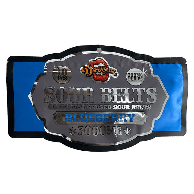 buy sour belts blueberry cannabis edibles online
