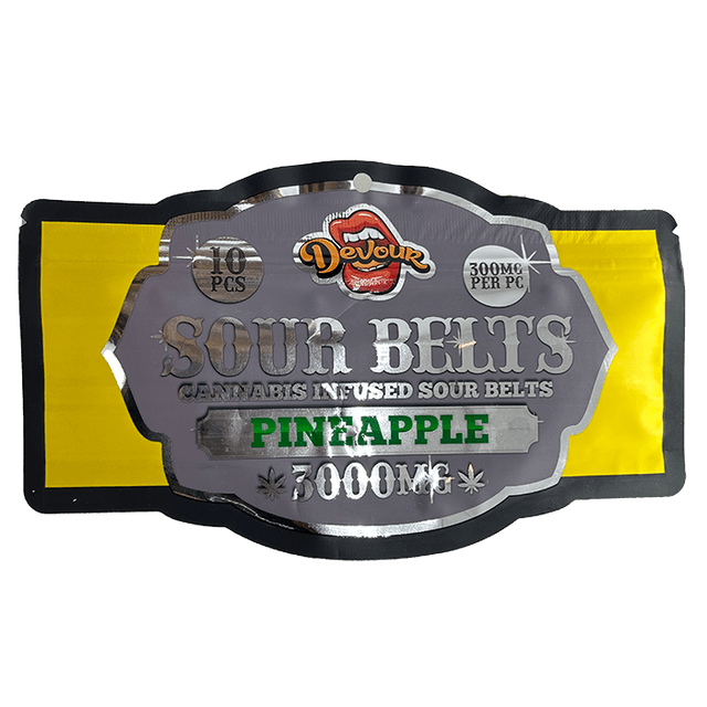 buy sour belts pineapple cannabis edibles online