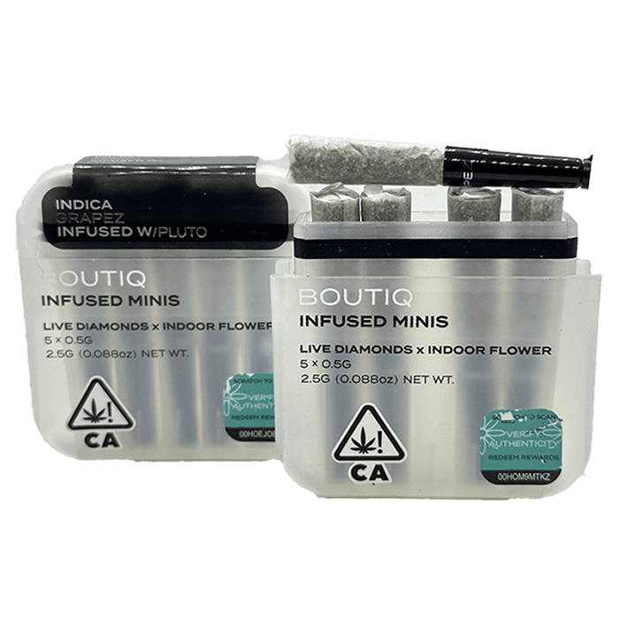 buy boutiq grapez with pluto cannabis prerolls online