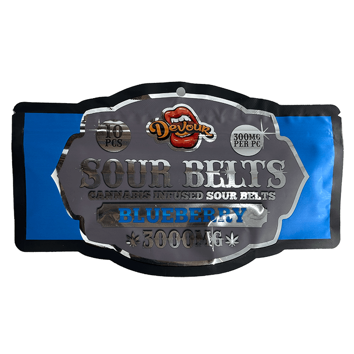 buy sour belts blueberry cannabis edibles online